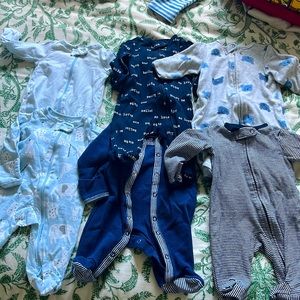 SIX carters brand NB onesies